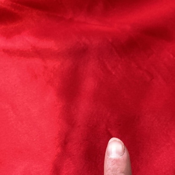 Vintage California Dynasty Red Lace Satin Sleepshirt - Picture 9 of 13